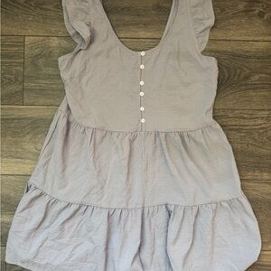 Charming Gray Kids Dress